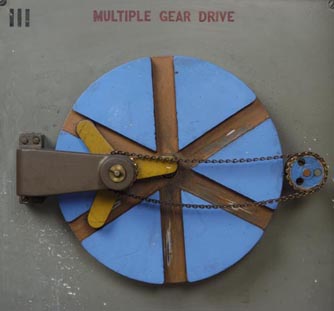 Multiple gear drive model from Clark Collection in Cornell KMODDL